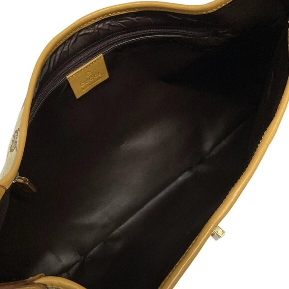 GUCCI Kandinsky, GG pattern Beige Dark Brown Orange Jacquard Leather 621-090125 - Picture 11 of 14